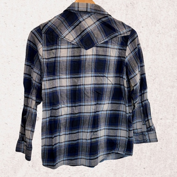 Cody James Blue Plaid Shirt - Picture 2 of 4